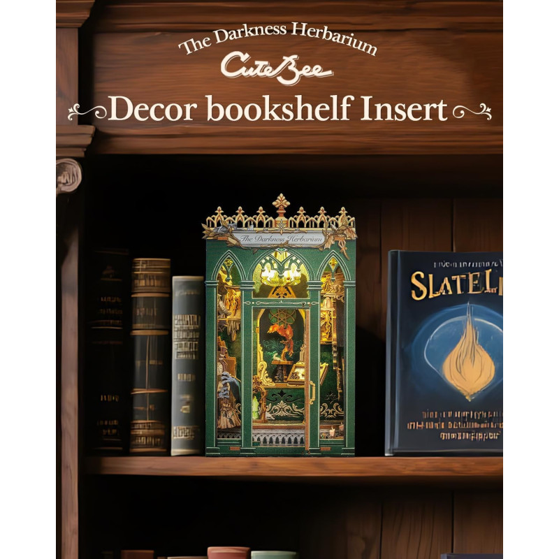 Book Nook - Maquette Kit DIY : The Darkness Herbarium