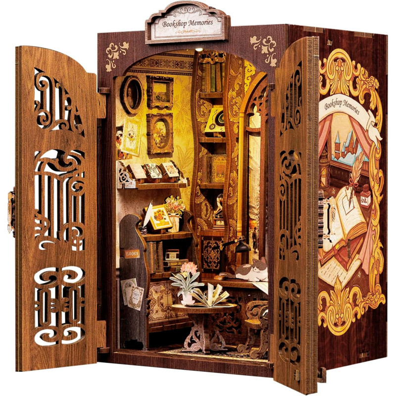 Book Nook - Maquette Kit DIY : Bookshop Memories