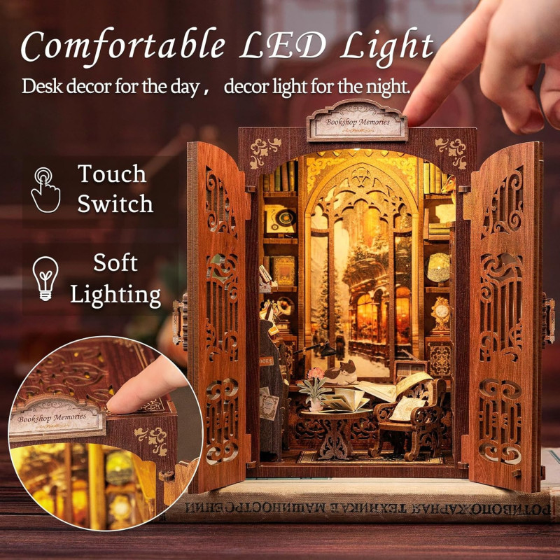 Book Nook - Maquette Kit DIY : Bookshop Memories