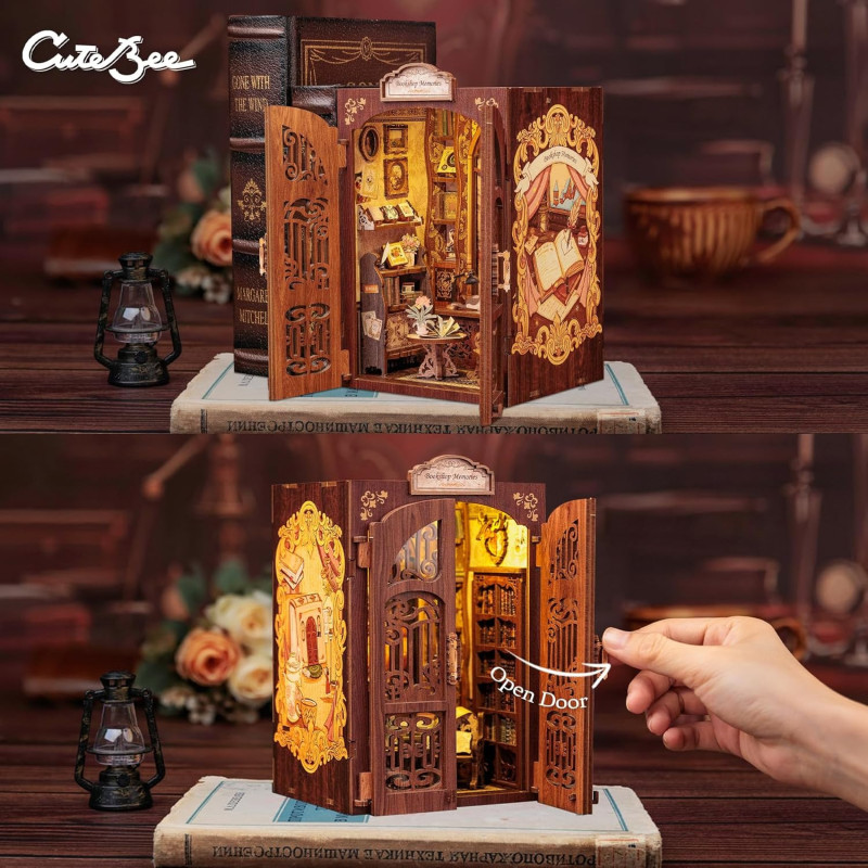 Book Nook - Maquette Kit DIY : Bookshop Memories