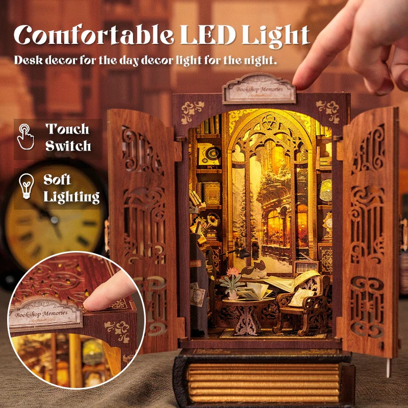 Book Nook - Maquette Kit DIY : Bookshop Memories