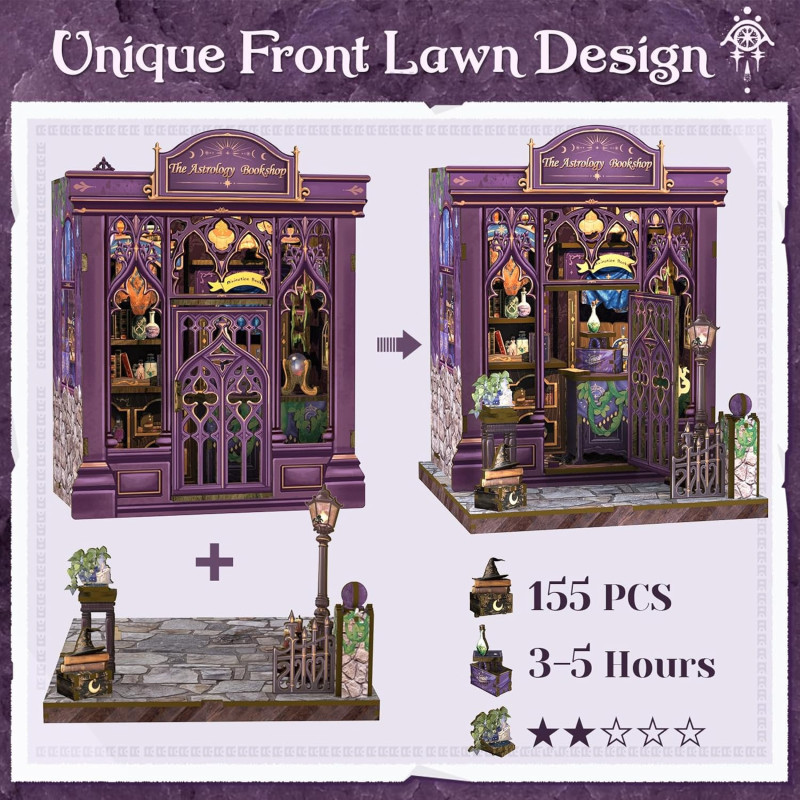 Book Nook - Maquette Kit DIY : Astrology Bookshop