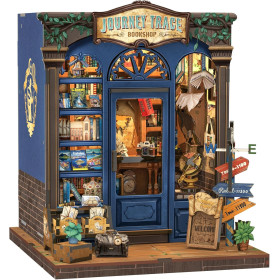 Book Nook - Maquette Kit DIY : Journey Trace Bookshop