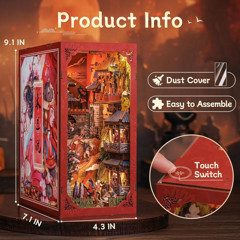 Book Nook - Maquette Kit DIY : The Legend of Mulan