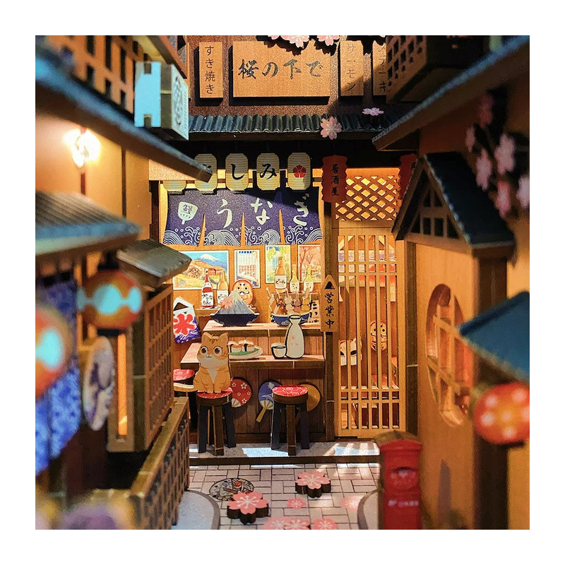 Book Nook - Maquette Kit DIY : Under The Sakura Tree