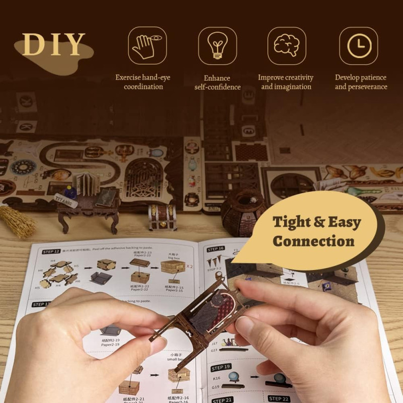 Book Nook - Maquette Kit DIY : Magic Pharmacist