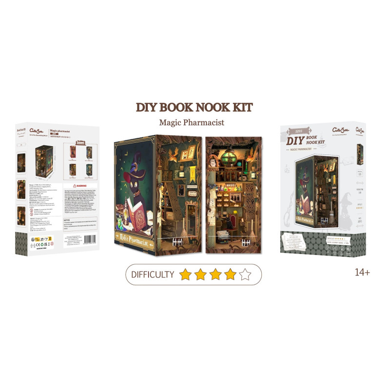 Book Nook - Maquette Kit DIY : Magic Pharmacist