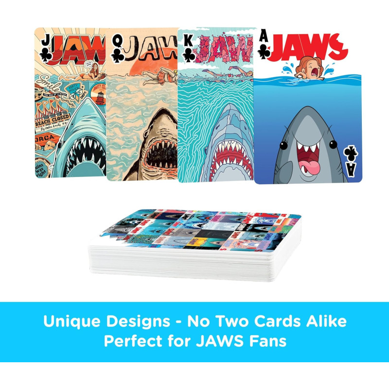 Jeu de Cartes Jaws – 50e Anniversaire & Visuels Inédits