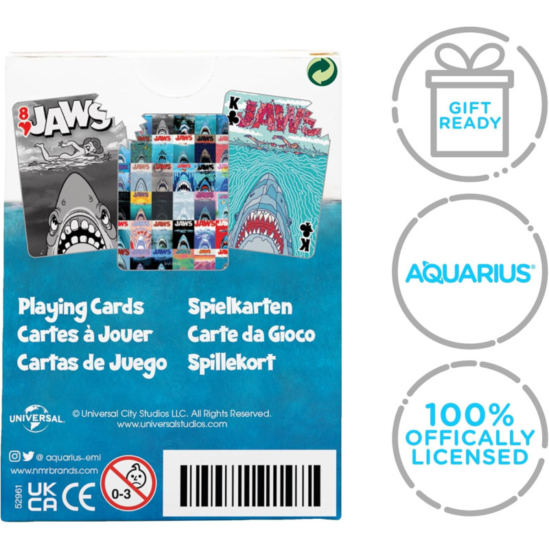 Jeu de Cartes Jaws – 50e Anniversaire & Visuels Inédits