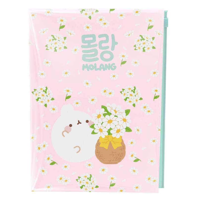 Carnet Molang avec pochette Blossom – Papeterie Kawaii