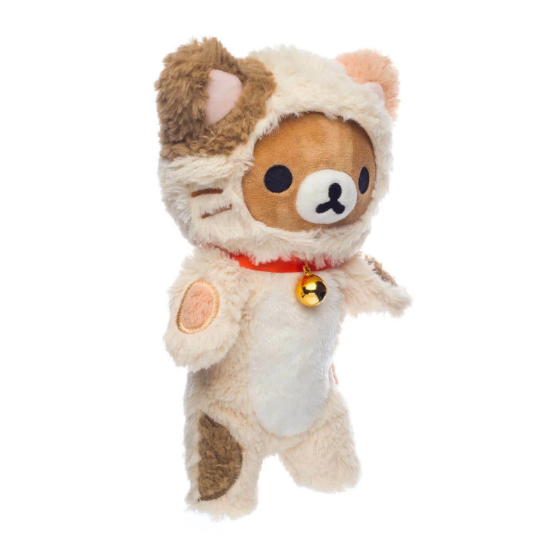 Peluche Rilakkuma costume chat 23 cm – San-X Officiel