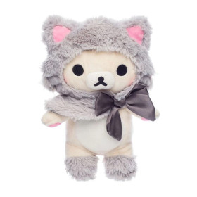 Rilakkuma - Peluche Korilakkuma Grey Cat 20 cm