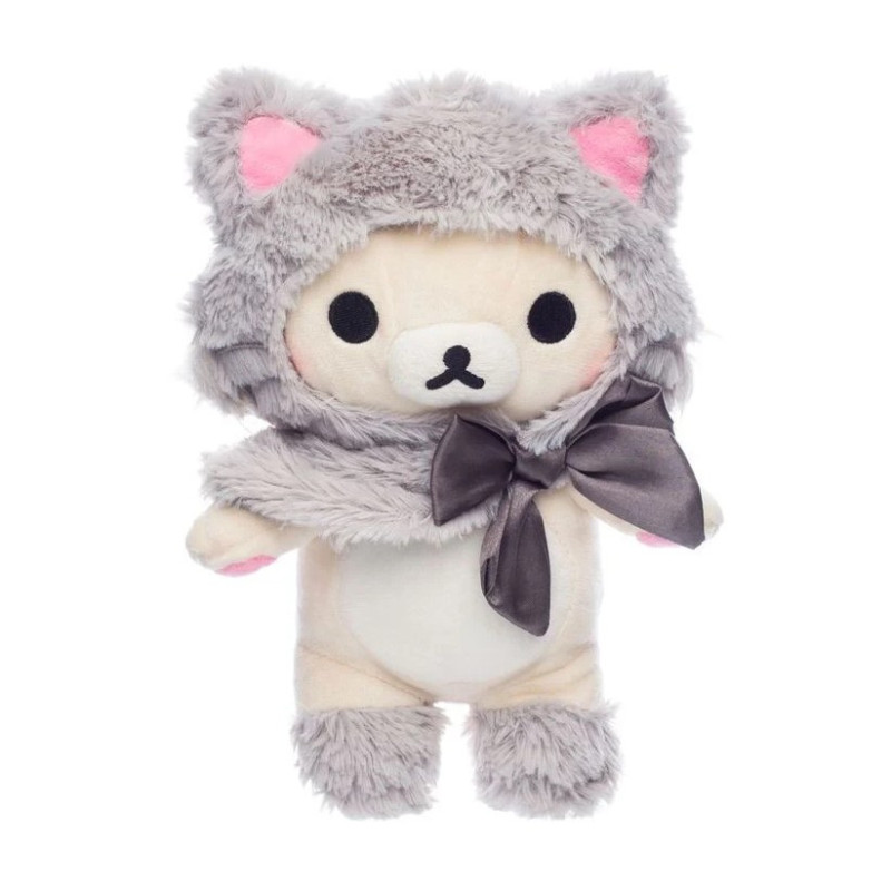Rilakkuma - Peluche Korilakkuma Grey Cat 20 cm