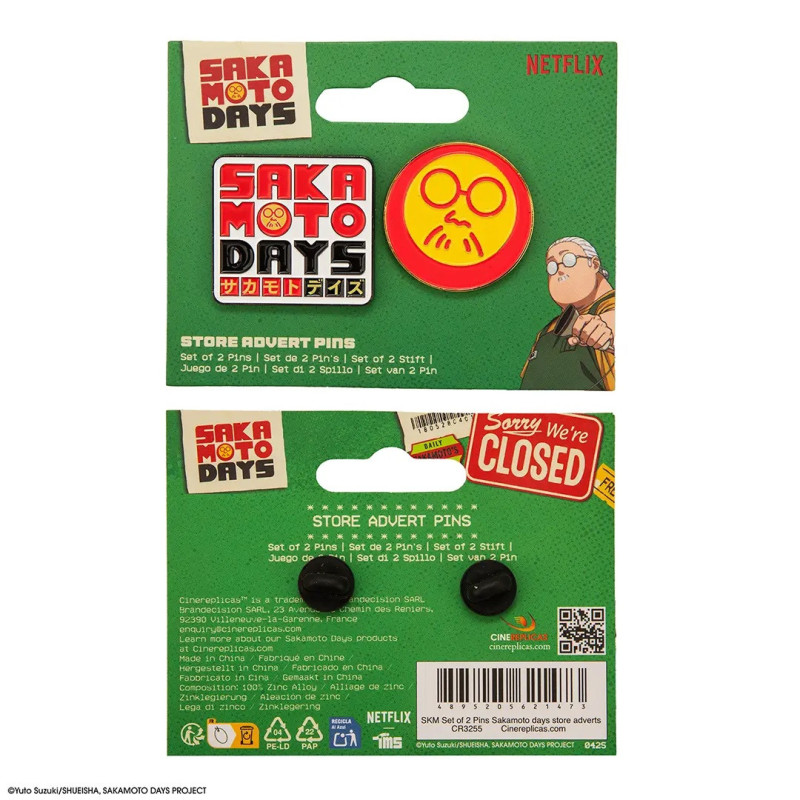 Sakamoto Days - Set de 2 pin's