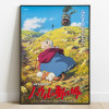 Le Château Ambulant (Howl's Moving Castle) - Tableau de l'Affiche Japonaise