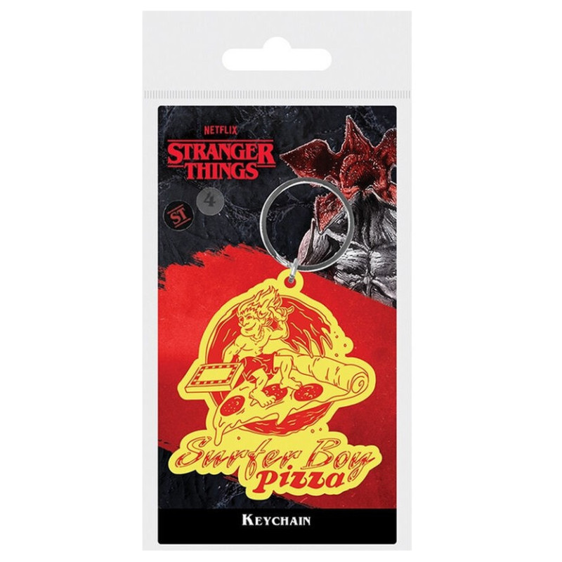 Stranger Things - Porte-clé PVC Surfer Boy Pizza