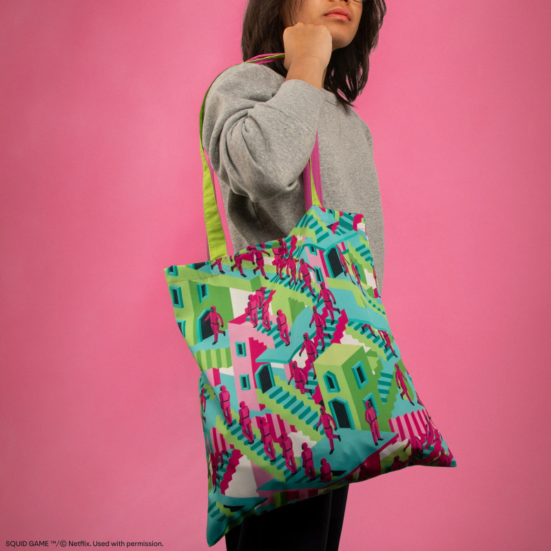 SEPTEMBRE 2025 : Squid Game - Sac shopping Escalier