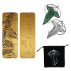 NOVEMBRE 2025 : Lord of the Rings - Set Broche de la Lorien et marque page métal