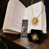 Harry Potter - Set Retourneur de Temps et marque page métal Hermione Granger