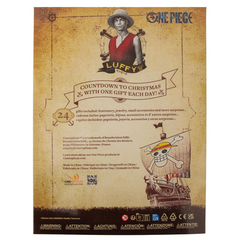 NOVEMBRE 2025 : One Piece (Netflix) - Calendrier de l’avent 2025