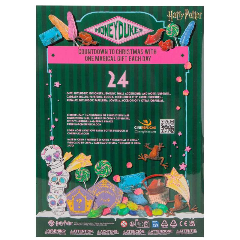 NOVEMBRE 2025 : Harry Potter - Calendrier de l’avent 2025 Honeydukes
