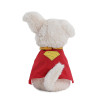 détail broderie visage peluche Krypto Kidrobot