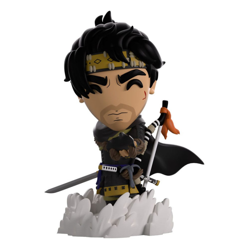 Figurine vinyle Jin Sakai 12 cm de Youtooz, personnage principal de Ghost of Tsushima en tenue de samouraï