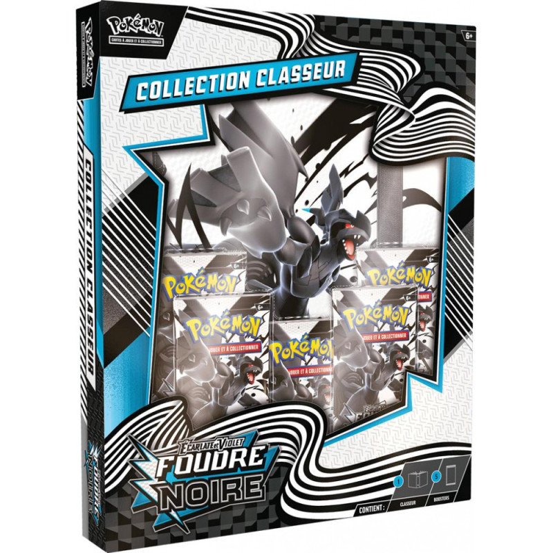 Pokemon - Coffret 5 Boosters - EV10.5 Ecarlate et Violet - Foudre Noire - Collection Classeur