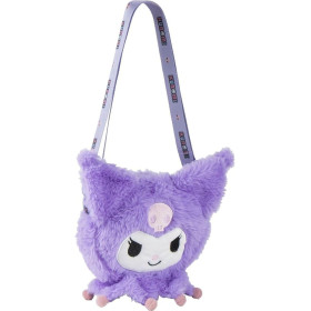 Sanrio - Sac à main bandoulière peluche Kuromi