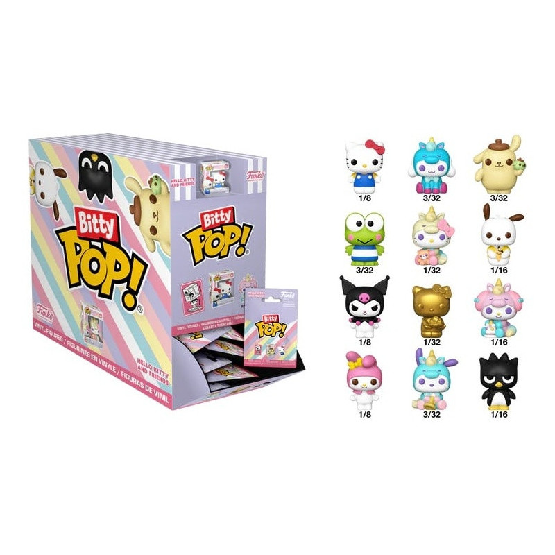 Sanrio - Pop! Bitty Mystery   1 EXEMPLAIRE ALEATOIRE