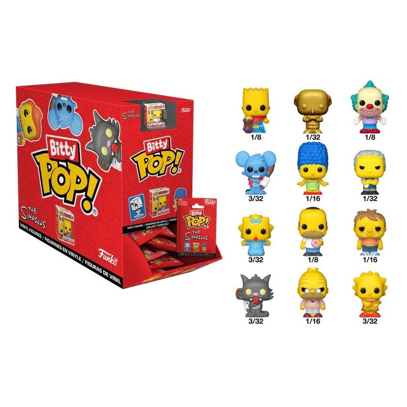 The Simpsons - Pop! Bitty Mystery  1 EXEMPLAIRE ALEATOIRE