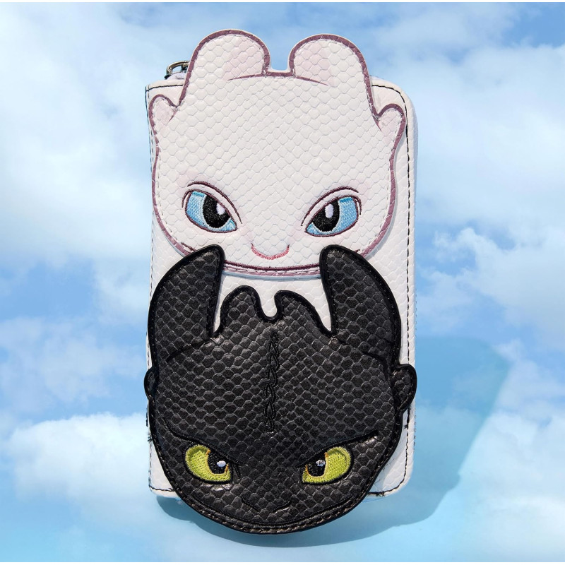 Portefeuille Loungefly DreamWorks Dragons Furies – Cuir Végétalien