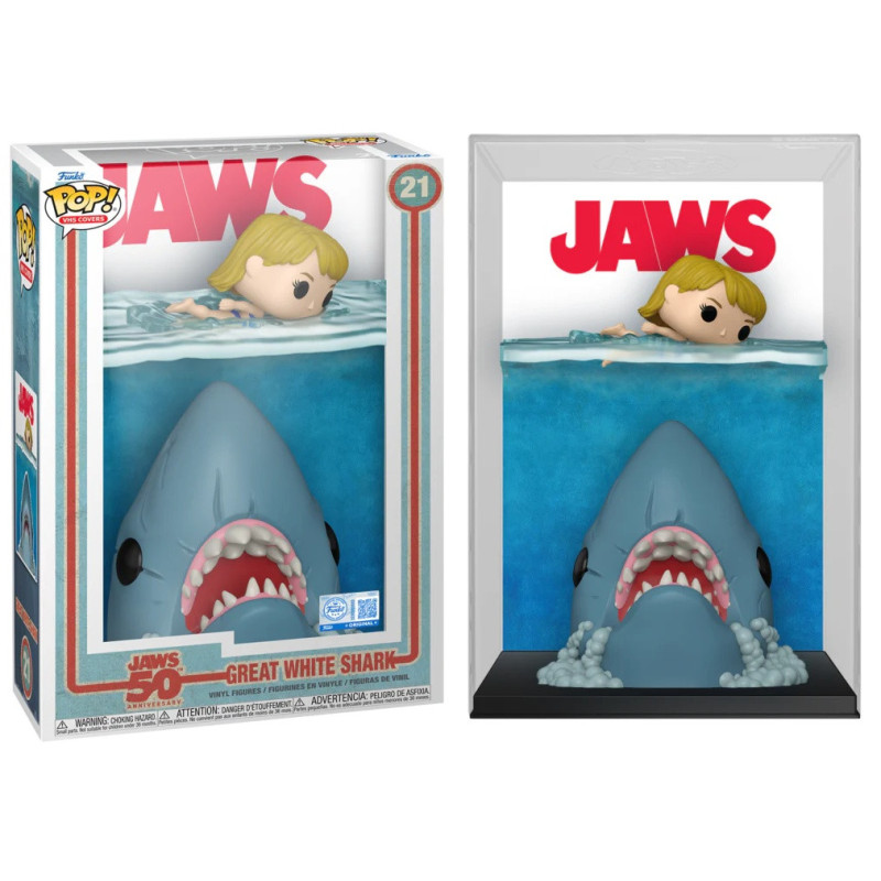 Jaws (Les Dents de la Mer) - Pop! VHS Covers - Great White Shark n°21