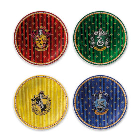 Harry Potter - Set de 4 assiettes Maisons