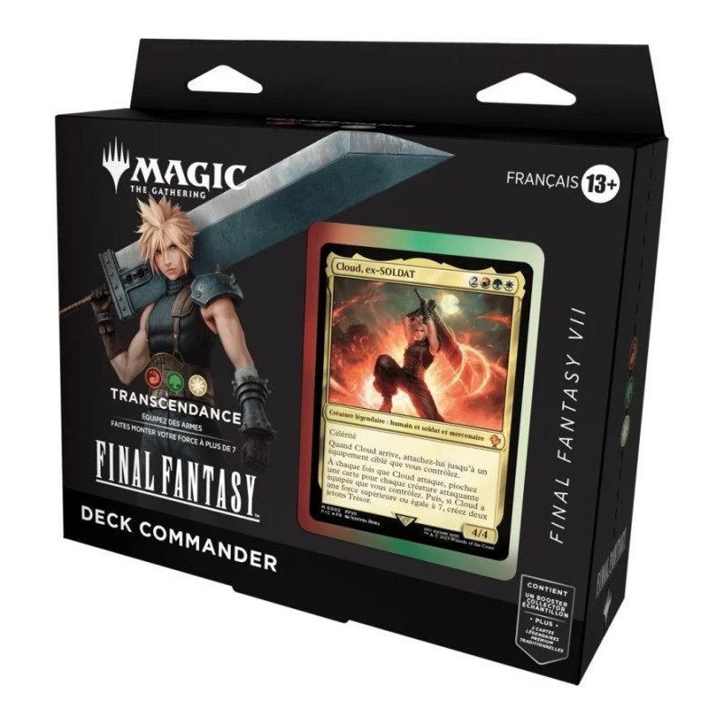 Final Fantasy - TCG Deck Commander Transcendance (Cloud) FR