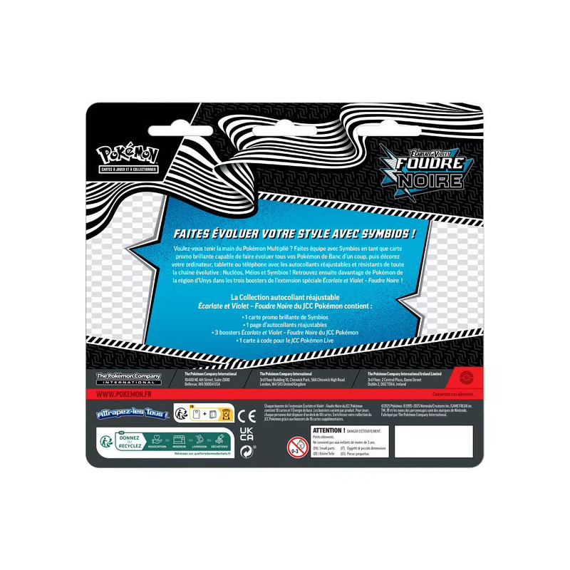 Pokemon - EV 10.5 Tech Sticker Box Foudre Noire - FR