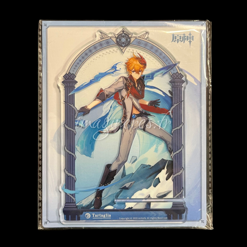 Genshin Impact - Support de téléphone en acrylique Tartaglia (17 cm)