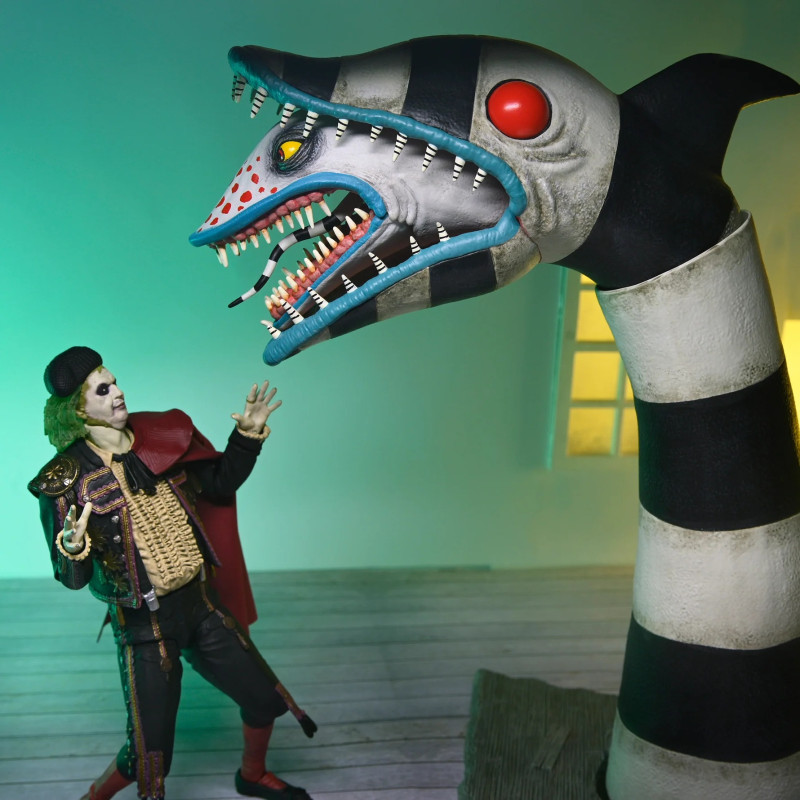 Pack NECA Matador Beetlejuice & Sandworm – Figurines officielles