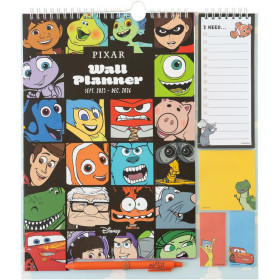 Planner Familial 2025/2026 Pixar 4 Personnes – Erik Officiel