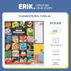 Planner Familial 2025/2026 Pixar 4 Personnes – Erik Officiel