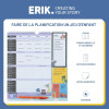 Planner Familial 2025/2026 Pixar 4 Personnes – Erik Officiel