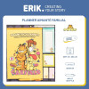Planner Mural Magnétique Garfield 2025/2026 4 Personnes – Erik