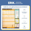 Planner Mural Magnétique Garfield 2025/2026 4 Personnes – Erik