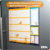 Planner Mural Magnétique Garfield 2025/2026 4 Personnes – Erik