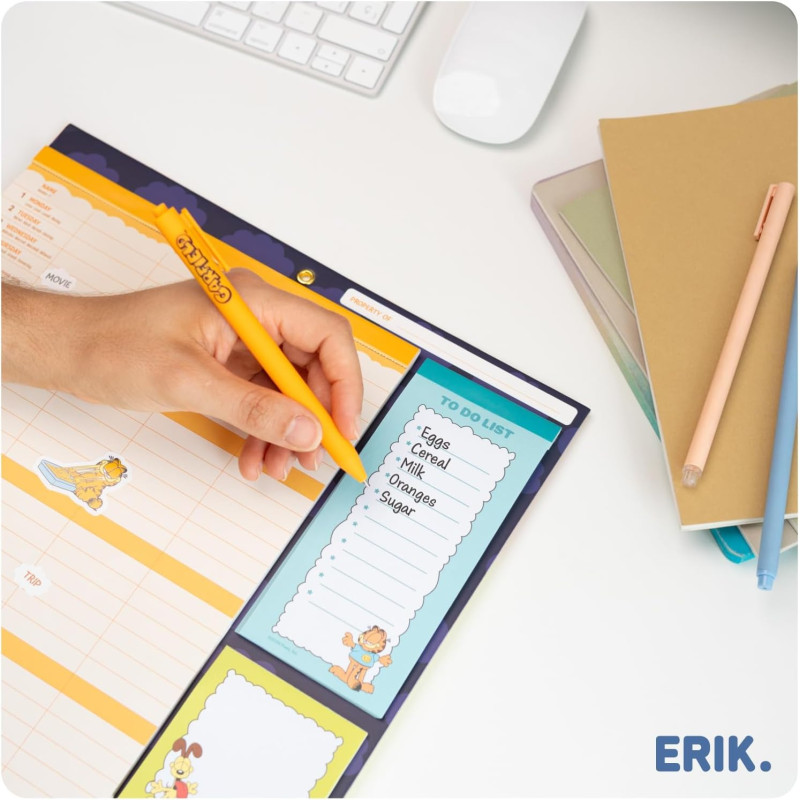Planner Mural Magnétique Garfield 2025/2026 4 Personnes – Erik