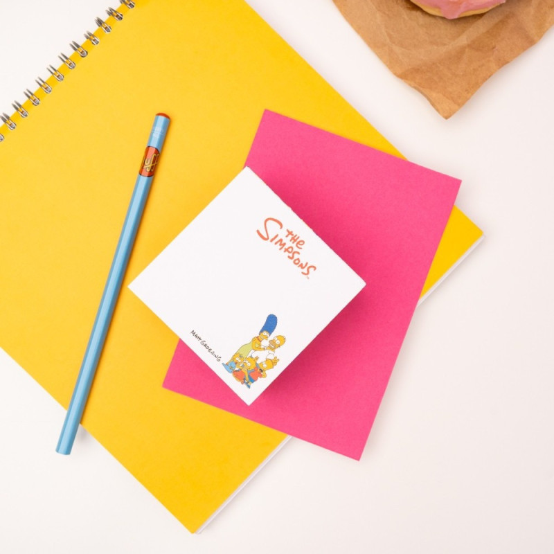 Bloc-notes adhésif Simpsons Springfield - Officiel Erik