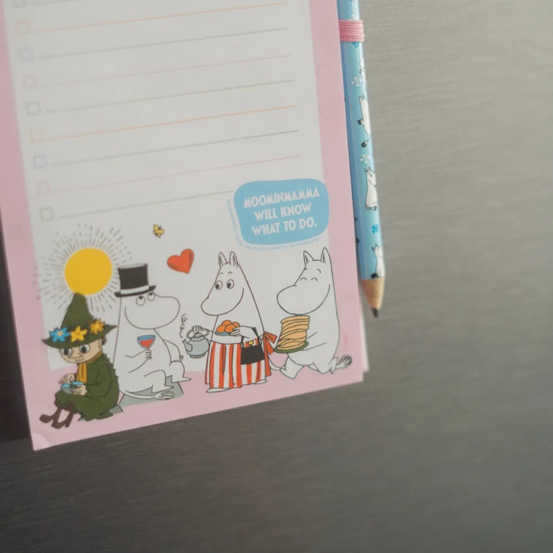 Bloc-notes magnétique Moomin – Licence officielle