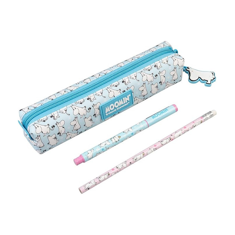 Moomin - Set papeterie Trousse + stylo + crayon