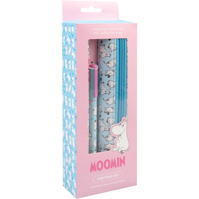 Moomin - Set papeterie Trousse + stylo + crayon packaging