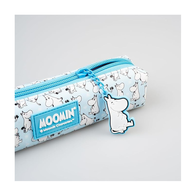 Moomin - Set papeterie Trousse + stylo + crayon gros plan